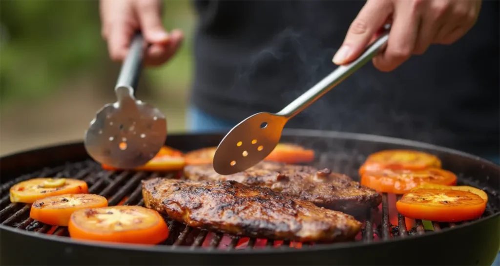 Display them in action on a grill.