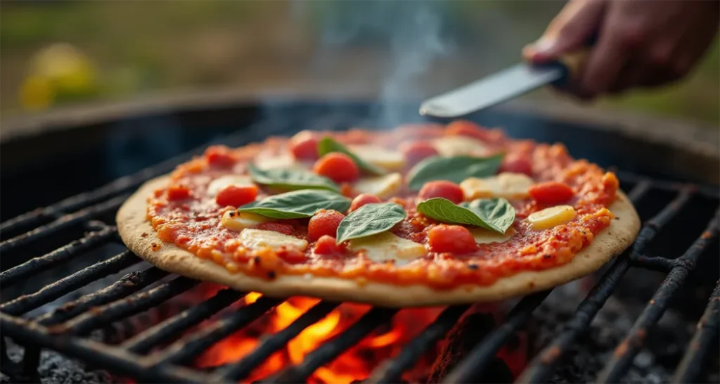 Campfire Flatbread Pizza