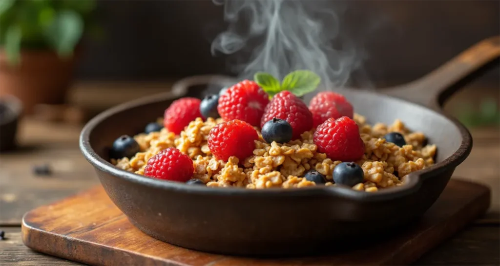 Campfire Granola with Fresh Fruit