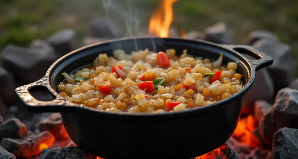 Vegetarian Chili with Cornbread
