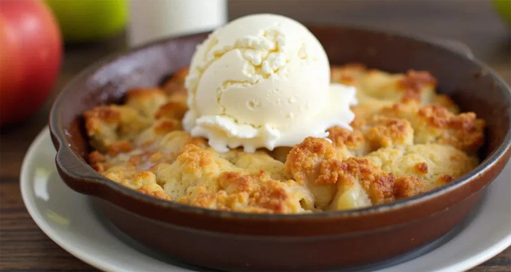 Dutch Oven Apple Cobbler