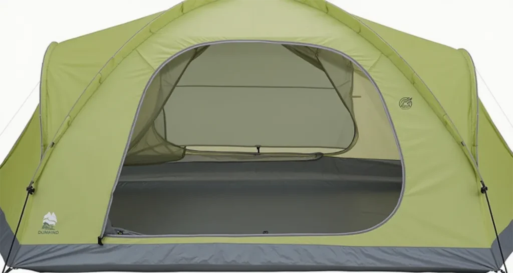 REI Co-op Kingdom 8 with modular design, adjustable dividers, and weather-resistant rainfly for challenging outdoor conditions.