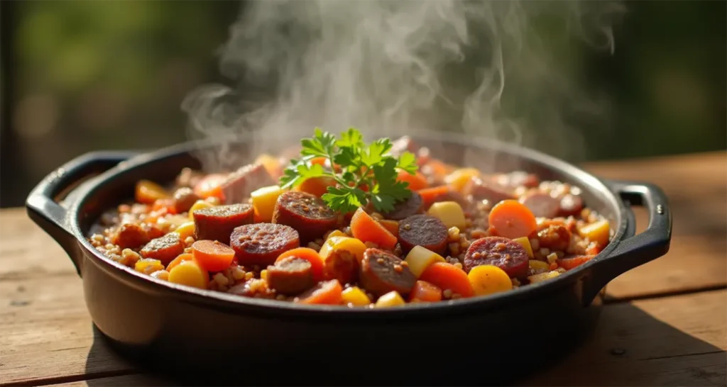 Sausage and Veggie Hash