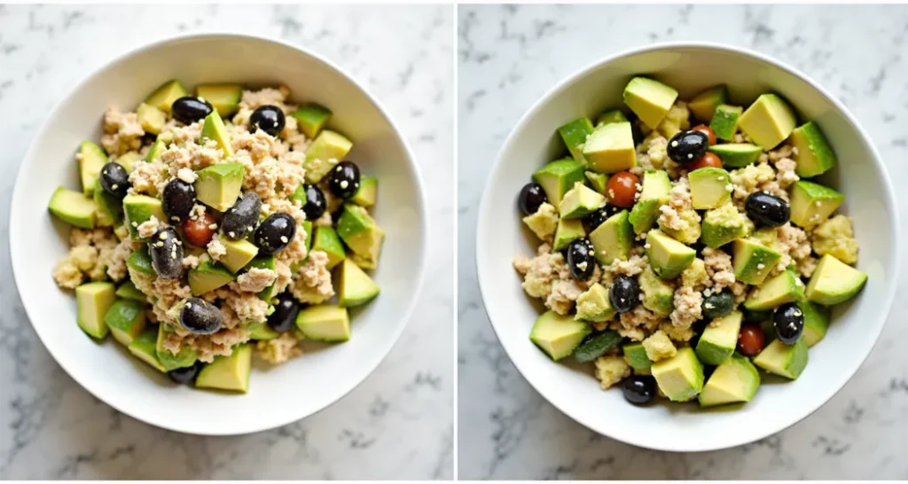 Canned Tuna and Avocado Salad
