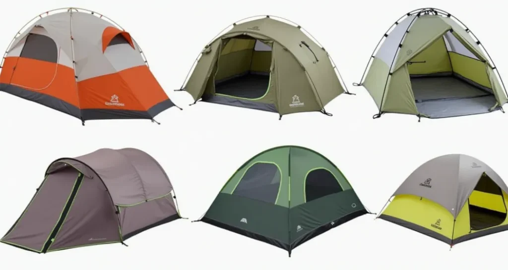 Coleman Sundome, REI Base Camp, Big Agnes Copper Spur HV UL4,